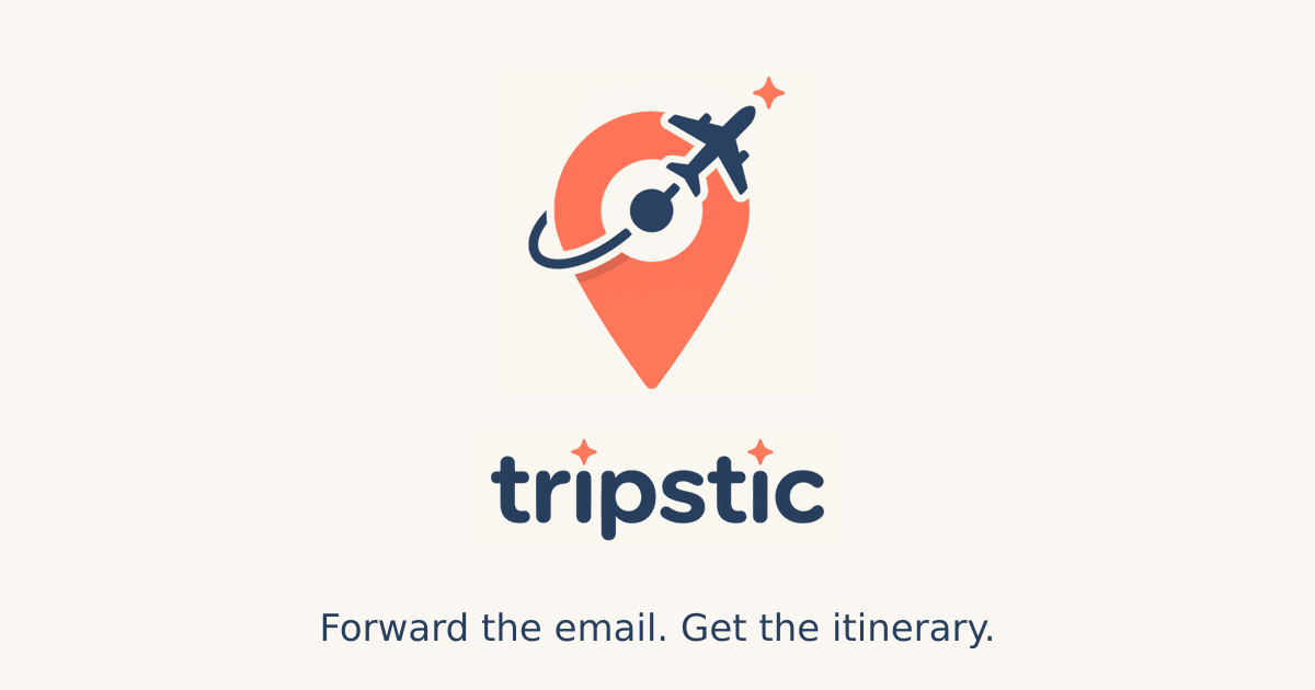 Tripstic — Plan. Share. Travel.